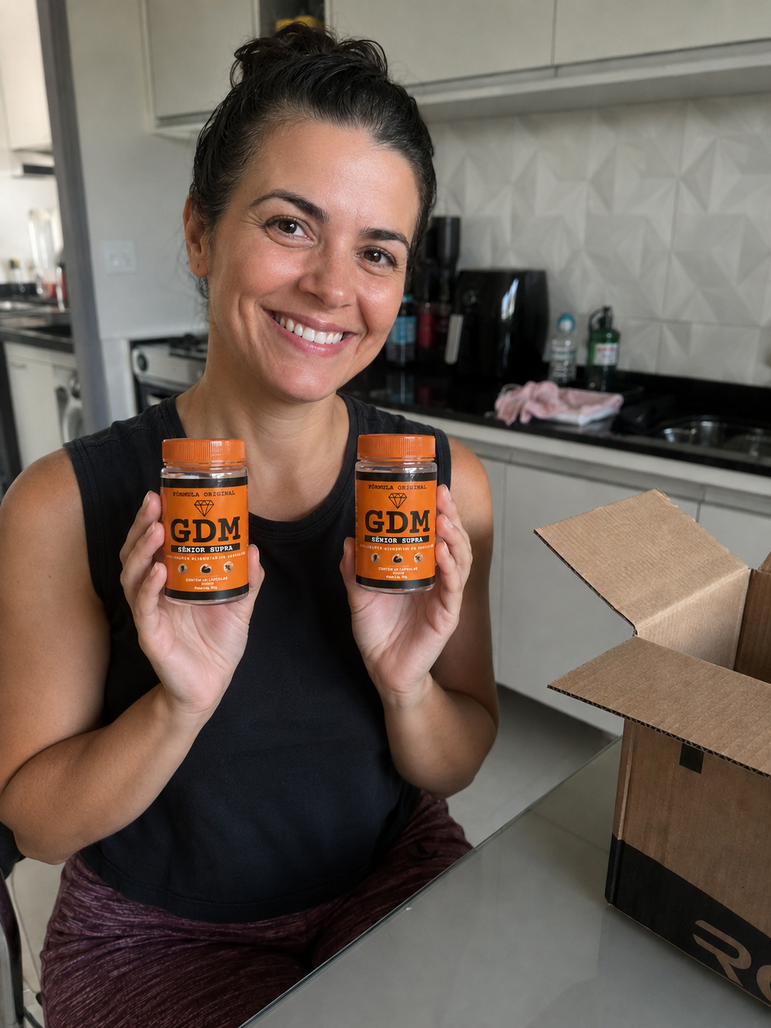 Cliente recebendo GDM Sênior Supra