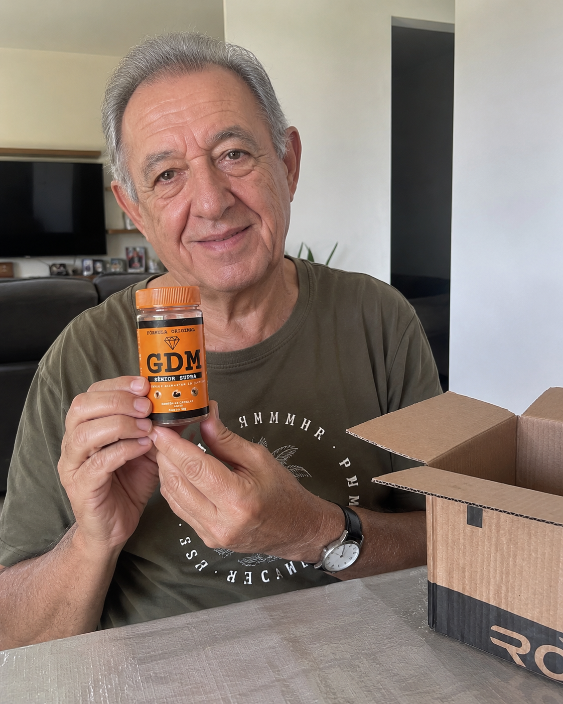 Idoso recebeu GDM Sênior Supra